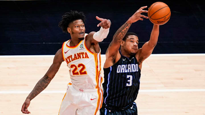 Cam Reddish has had an injury-plagued start for an Atlanta Hawks team eager to contend. Mandatory Credit: Dale Zanine-USA TODAY Sports