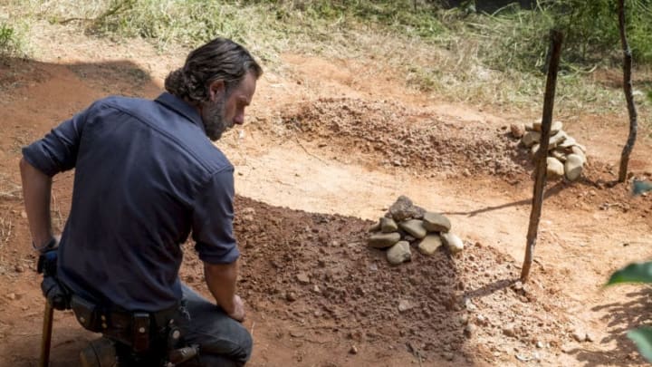 Andrew Lincoln as Rick Grimes - The Walking Dead _ Season 8, Episode 12 - Photo Credit: Gene Page/AMC