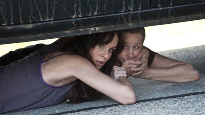 Lori Grimes (Sarah Wayne Callies) and Carol (Melissa Suzanne McBride) - The Walking Dead - Season 2, Episode 1 - Photo Credit: Gene Page/AMC - TWD_201_0607_9553
