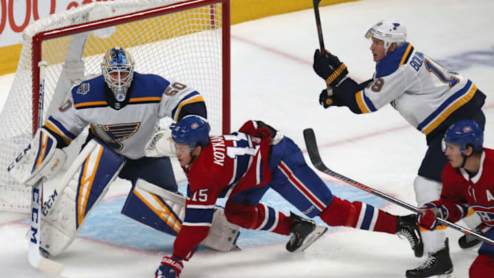 Oct 12, 2019; Montreal, Quebec, CAN; Montreal Canadiens Jesperi Kotkaniemi. Mandatory Credit: Jean-Yves Ahern-USA TODAY Sports