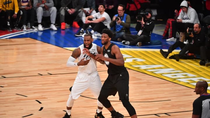 LOS ANGELES, CA - FEBRUARY 18: LeBron James