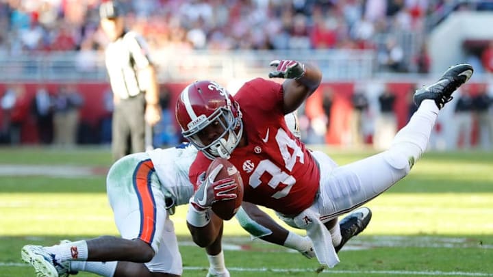 TUSCALOOSA, AL - NOVEMBER 26: Damien Harris