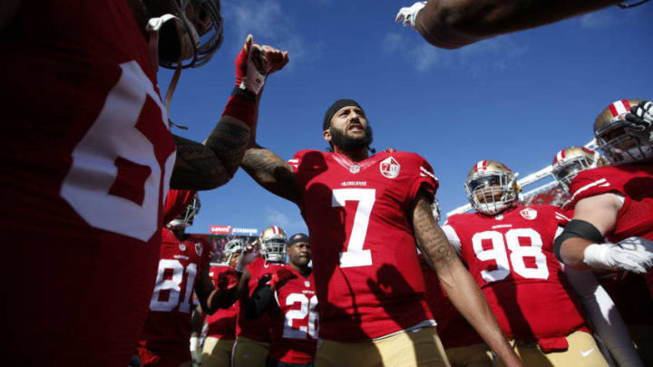 49ers, Colin Kaepernick (Photo by Michael Zagaris/San Francisco 49ers/Getty Images)
