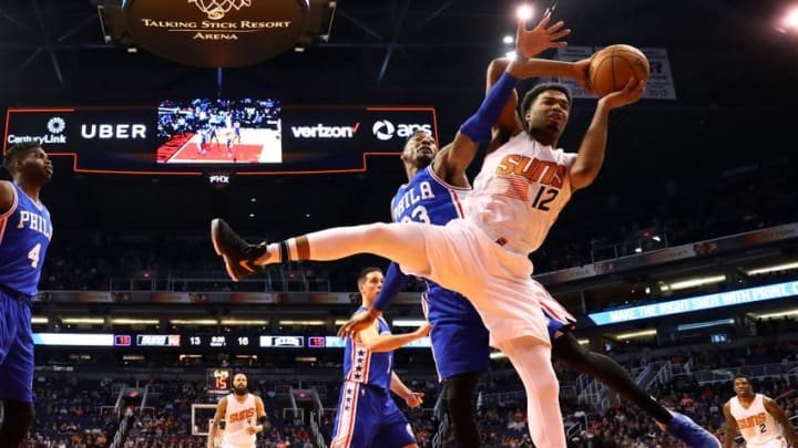 Phoenix Suns forward TJ Warren (12) is in today’s DraftKings daily picks. Mandatory Credit: Mark J. Rebilas-USA TODAY Sports