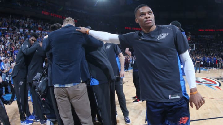 OKLAHOMA CITY, OK - NOVEMBER 24: Russell Westbrook