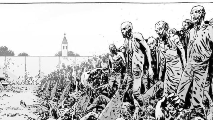 The walker army - The Walking Dead 163, Image Comics and Skybound