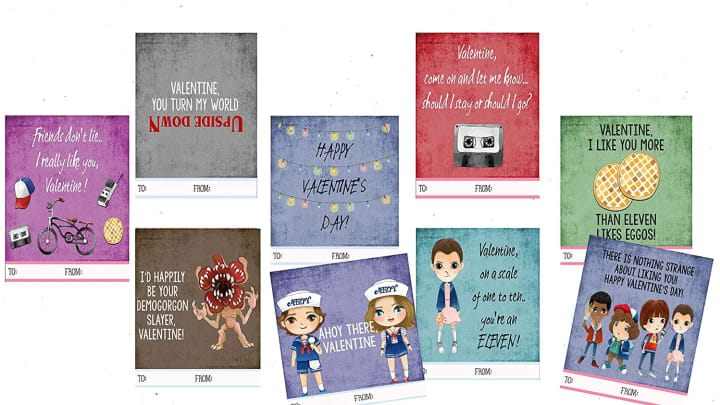 Discover Silly Goose Gifts' 'Stranger Things' Valentine's Day cards on Amazon.