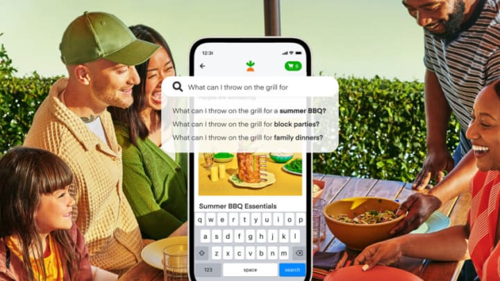 Instacart, the leading grocery technology company in North America, today launched Ask Instacart, a first-of-its-kind AI-powered search tool designed to assist with customers’ grocery shopping questions. By leveraging the language understanding capabilities of OpenAI's ChatGPT API and Instacart’s own AI models and unique catalog data that spans more than a billion items across more than 80,000 retail partner locations, Ask Instacart can help tackle the age-old daily question: 'What's for dinner?. photo provided by Instacart