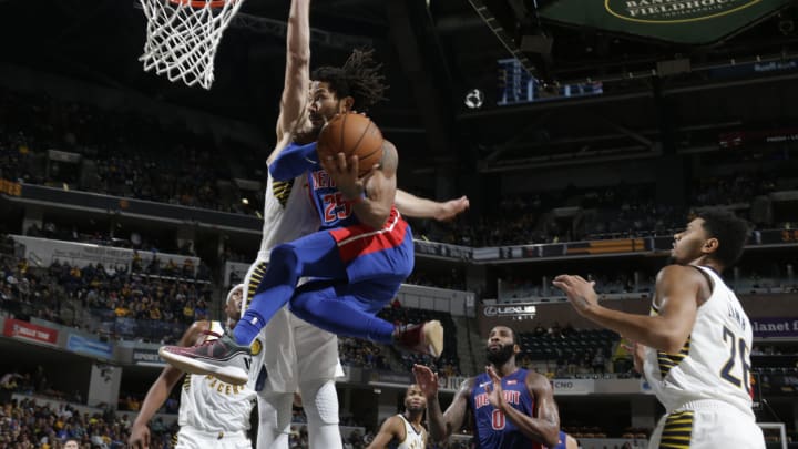 Derrick Rose Detroit Pistons (Photo by Ron Hoskins/NBAE via Getty Images)