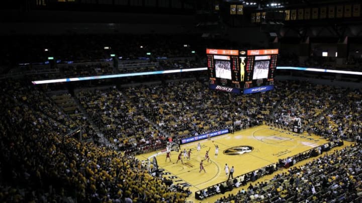 COLUMBIA, MO - JANUARY 03: General view during the game between the Oklahoma Sooners and the Missouri Tigers on January 3, 2012 at Mizzou Arena in Columbia, Missouri. (Photo by Jamie Squire/Getty Images)