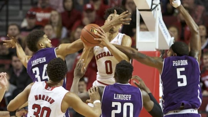 Jan 8, 2017; Lincoln, NE, USA; Nebraska Cornhuskers guard Tai Webster (0) can