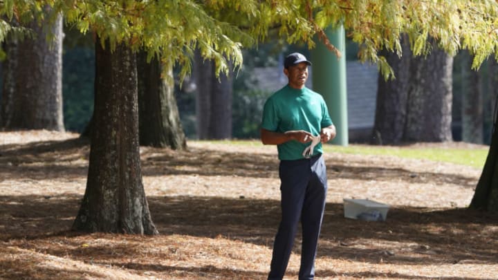 Tiger Woods, The Masters. Mandatory Credit: Michael Madrid-USA TODAY Sports