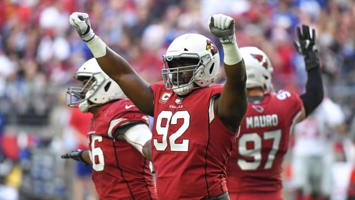 GLENDALE, AZ – DECEMBER 24: Frostee Rucker (Photo by Norm Hall/Getty Images)