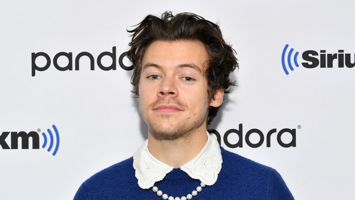 NEW YORK, NEW YORK – MARCH 02: (EXCLUSIVE COVERAGE) Harry Styles visits SiriusXM Studios on March 02, 2020 in New York City. (Photo by Dia Dipasupil/Getty Images)