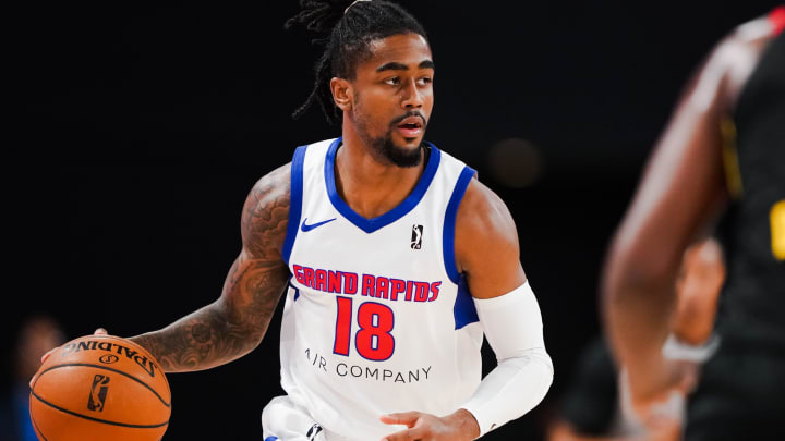 Jordan Bone #18 of the Grand Rapids Drive (Photo by Kevin Liles/NBAE via Getty Images)