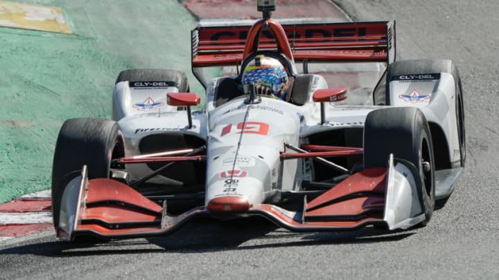 Santino Ferrucci, Dale Coyne Racing, IndyCar - Mandatory Credit: Stan Szeto-USA TODAY Sports