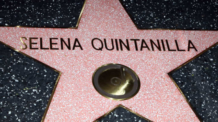 HOLLYWOOD, CA - NOVEMBER 03: Singer Selena Quintanilla is honored posthumously with a Star on the Hollywood Walk of Fame on November 3, 2017 in Hollywood, California. (Photo by David Livingston/Getty Images)