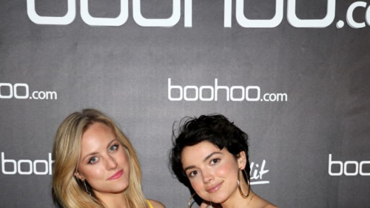 HOLLYWOOD, CA - MARCH 21: (L-R) Kendall Long and Bekah Martinez attend the launch of the boohoo.com spring collection and the Zendaya Edit at The Highlight Room at the Dream Hollywood on March 21, 2018 in Hollywood, California. (Photo by Jerritt Clark/Getty Images for bohooo)