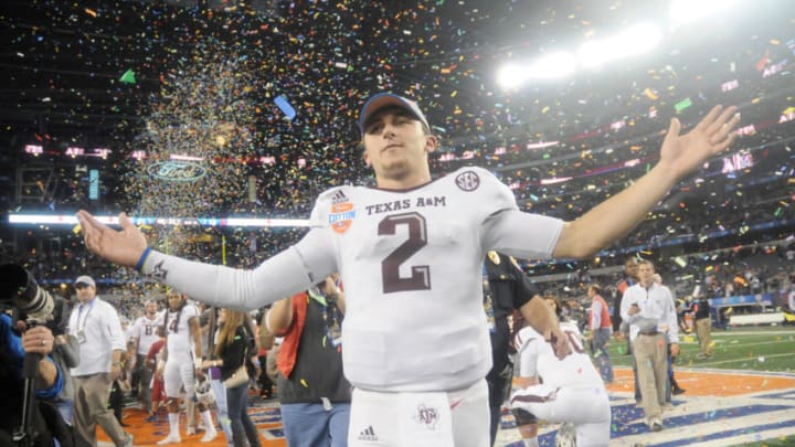 Johnny Manziel #2 of the Texas A&M Aggies (Photo by Jackson Laizure/Getty Images)