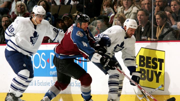 Former Colorado Avalanche defenceman Rob Blake comes in at the third-highest paid player in team history.