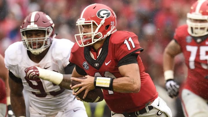 Greyson Lambert brings the most experience into the quarterback race. Mandatory Credit: Dale Zanine-USA TODAY Sports