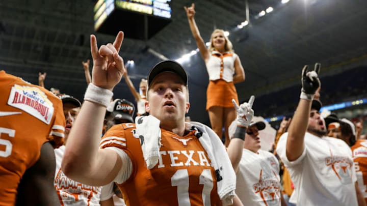 Sam Ehlinger, Texas Football (Photo by Tim Warner/Getty Images)