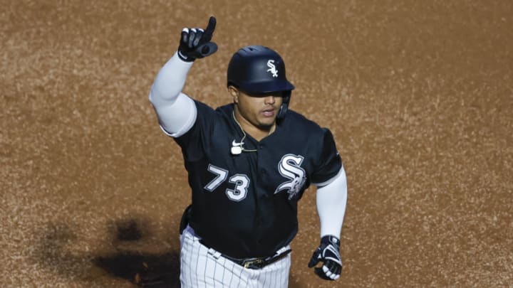 White Sox catcher Yermin Mercedes. Mandatory Credit: Kamil Krzaczynski-USA TODAY Sports