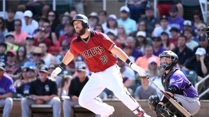 Steven Souza Jr. will start the season on the DL for the Arizona Diamondbacks. (Norm Hall / Getty Images)