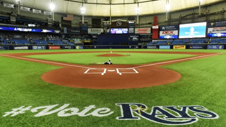 ST. PETERSBURG, FLORIDA - JUNE 02: A general view of Tropicana Field before a baseball game between the Tampa Bay Rays and the Minnesota Twins on June 02, 2019 in St. Petersburg, Florida. (Photo by Julio Aguilar/Getty Images)