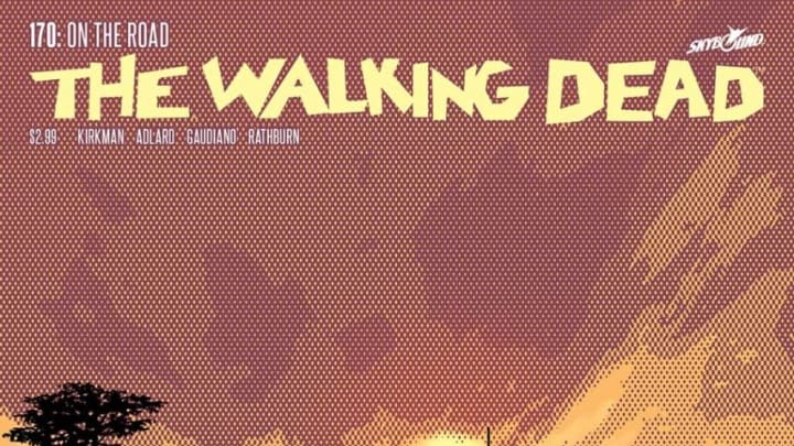 Cover of The Walking Dead 170 'On The Road' - Image Comics and Skybound