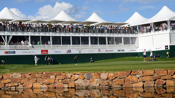 PRAGUE, CZECH REPUBLIC - AUGUST 21: General View of the 18th green during the final round of the D+D REAL Czech Masters at Albatross Golf Resort on August 21, 2016 in Prague, Czech Republic. (Photo by Richard Martin-Roberts/Getty Images)