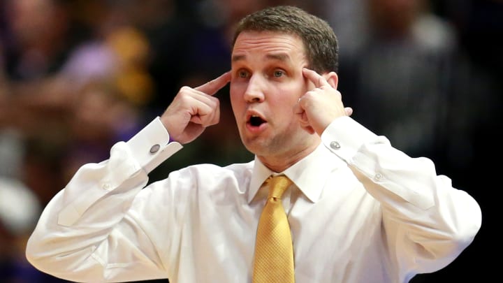 BATON ROUGE , LOUISIANA – FEBRUARY 26: Head coach Will Wade of the LSU Tigers (Photo by Sean Gardner/Getty Images)