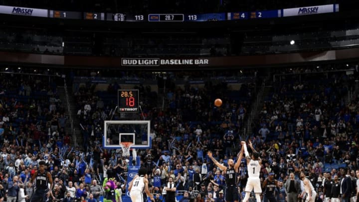 Brooklyn Nets D'Angelo Russell. Mandatory Copyright Notice: Copyright 2019 NBAE (Photo by Fernando Medina/NBAE via Getty Images)