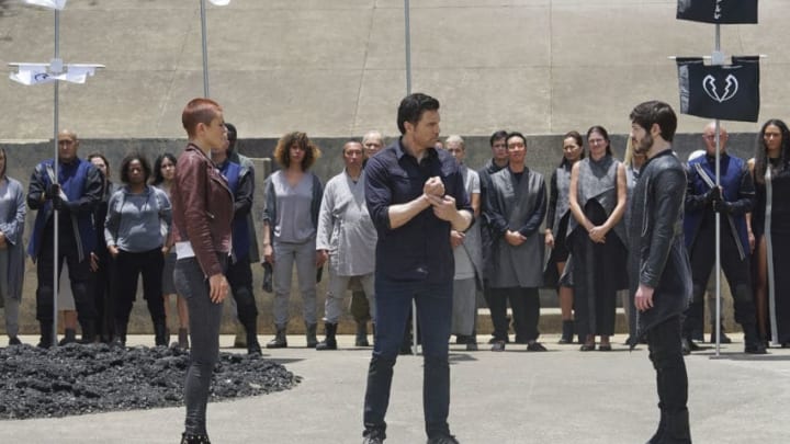 MARVEL'S INHUMANS - "Havoc in the Hidden Land" - With only two episodes left this season, The Royal Family returns to Attilan and comes face-to-face with Maximus. Can a truce be reached or is all-out war inevitable? An all-new episode of "Marvel's Inhumans" airs FRIDAY, NOV. 3 (9:01-10:01 p.m. EDT), on The ABC Television Network. (ABC/Karen Neal)SERINDA SWAN, ANSON MOUNT, IWAN RHEON