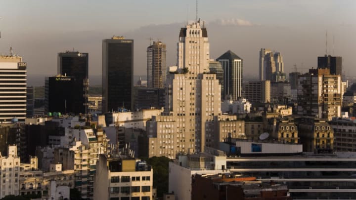 BUENOS AIRES- ARGENTINA - FEBRUARY 15: A city view from the Hotel Sofitel, an art deco building on February 15, 2007 in the Retiro area of Buenos Aires,Argentina . (Photo by Michel Setboun/Getty Images)
