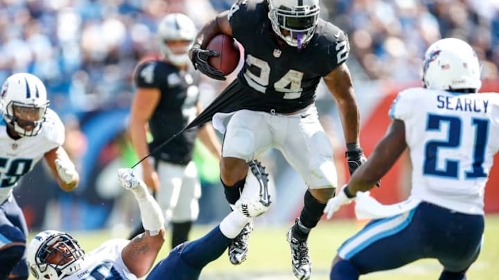 NASHVILLE, TN- SEPTEMBER 10: Running back Marshawn Lynch