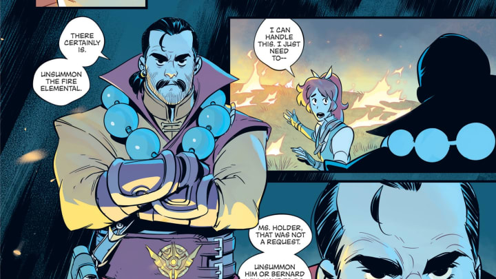 Summoners War: Legacy by writer Justin Jordan and artist Luca Claretti with colors by Giovanna Niro and lettering by Deron Bennett. Image courtesy Image/Skybound Entertainment in partnership with game publisher Com2uS.