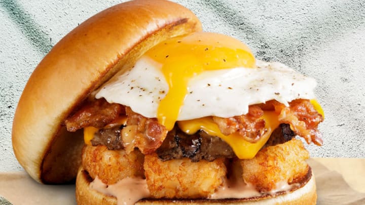 The All-New Brunch Charburger. Image courtesy of The Habit Burger Grill