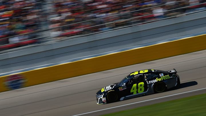 LAS VEGAS, NV – MARCH 04: Jimmie Johnson, driver of the #48 Lowe’s for Pros Chevrolet (Photo by Matt Sullivan/Getty Images)