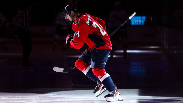 Connor McMichael, Washington Capitals (Photo by Scott Taetsch/Getty Images)