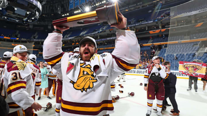 Hunter Shepard, Washington Capitals (Photo by Bill Wippert/NCAA Photos via Getty Images)