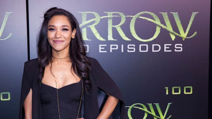 VANCOUVER, BC - OCTOBER 22: Actress Candice Patton arrives on the green carpet for the celebration of the 100th Episode of CW's 'Arrow' at the Fairmont Pacific Rim Hotel on October 22, 2016 in Vancouver, BC, Canada. (Photo by Phillip Chin/Getty Images)