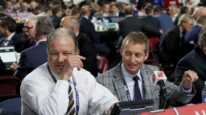 VANCOUVER, BRITISH COLUMBIA - JUNE 22: Ray Shero of the New Jersey Devils attends the 2019 NHL Draft at Rogers Arena on June 22, 2019 in Vancouver, Canada. (Photo by Bruce Bennett/Getty Images)