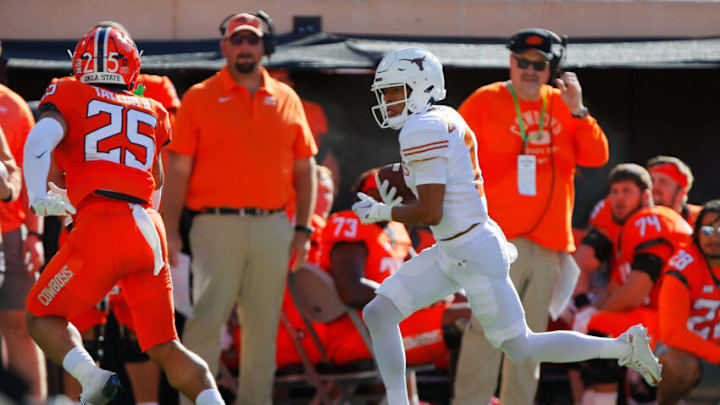 Brenen Thompson, Texas football (Photo by Brian Bahr/Getty Images)