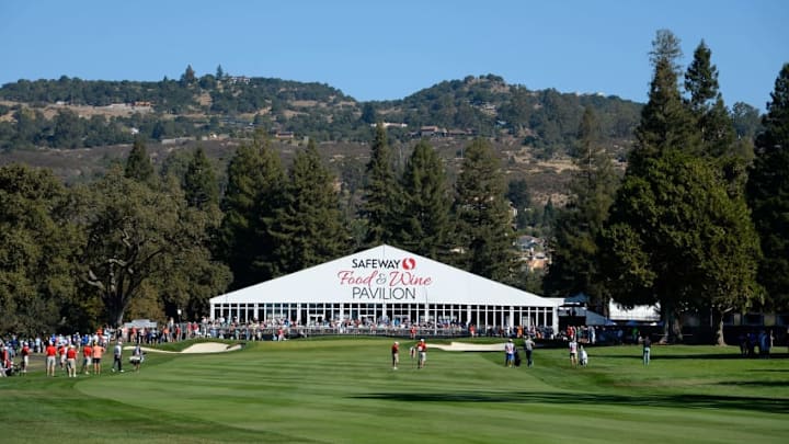 NAPA, CA - OCTOBER 07: A general view of the first hole during the third round of the Safeway Open at the North Course of the Silverado Resort and Spa on October 7, 2017 in Napa, California. (Photo by Robert Laberge/Getty Images)