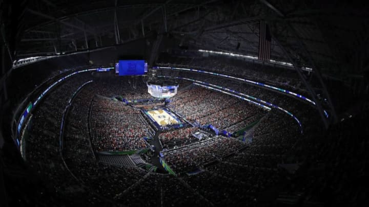 MINNEAPOLIS, MINNESOTA - APRIL 08: A general view in the first half between the Virginia Cavaliers and the Texas Tech Red Raiders during the 2019 NCAA men's Final Four National Championship game at U.S. Bank Stadium on April 08, 2019 in Minneapolis, Minnesota. (Photo by Streeter Lecka/Getty Images)