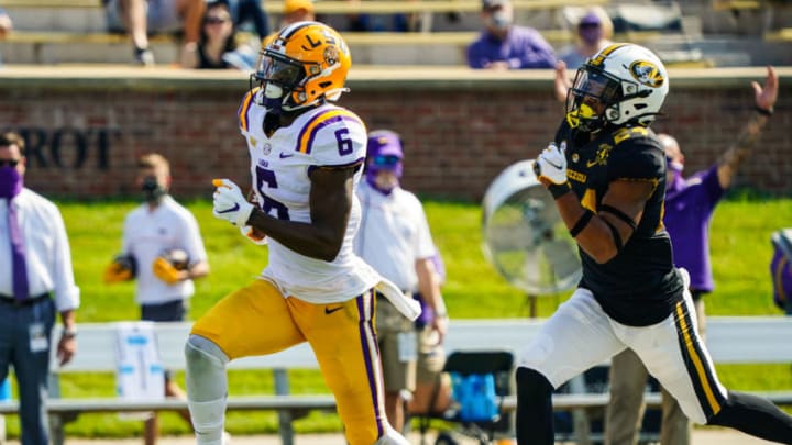 LSU Football WR Terrace Marshall Jr Mandatory Credit: Jay Biggerstaff-USA TODAY Sports