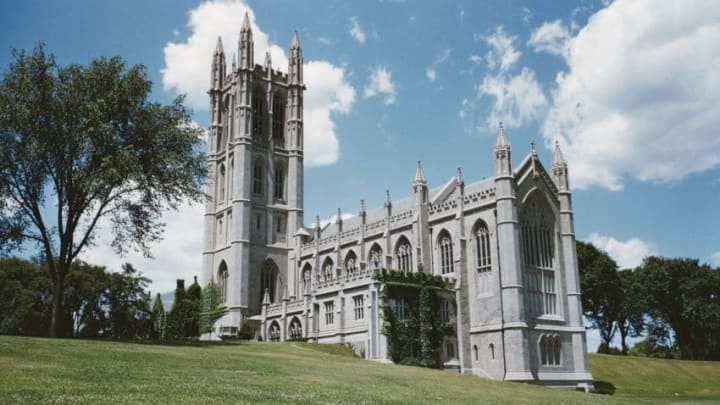 Trinity College Chapel, Hartford, Connecticut, circa 1962. (Harvey Meston/Archive Photos/Getty Images)