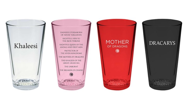 Mother of Dragons Pint Glass Set: $34.95