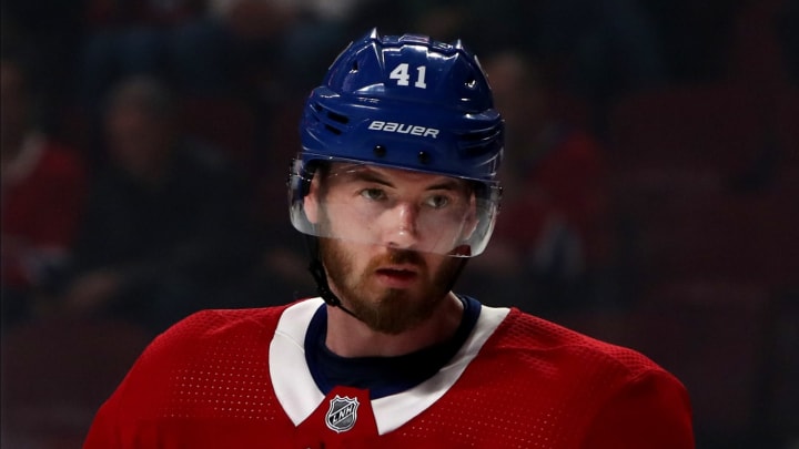 Oct 24, 2019; Montreal, Quebec, CAN; Montreal Canadiens Paul Byron. Mandatory Credit: Jean-Yves Ahern-USA TODAY Sports